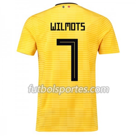 Camisetas Bélgica Wilmots 7 Segunda Equipacion Mundial 2018